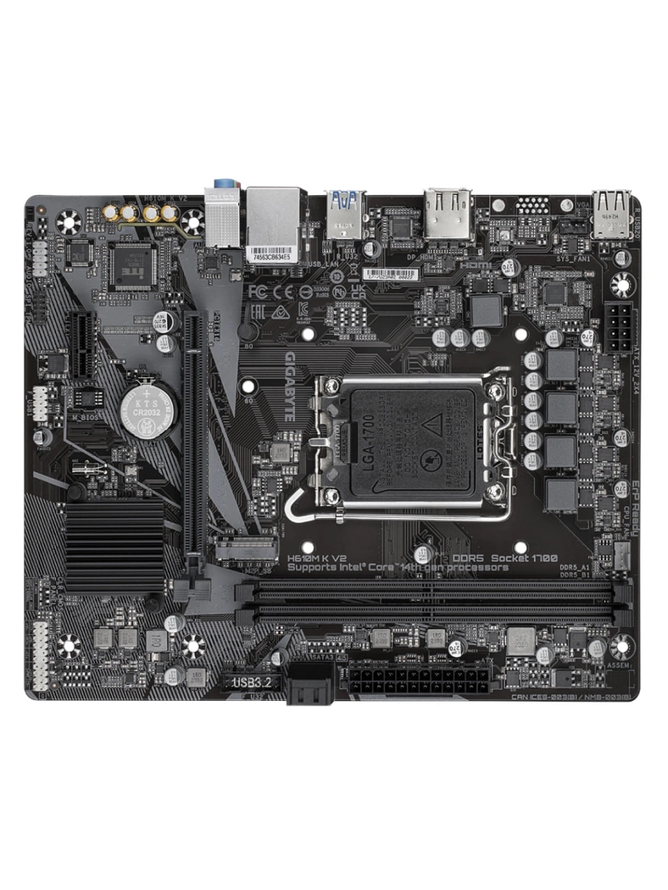 GIGABYTE H610M-K (LGA 1700) ona plata O'zbekistonda