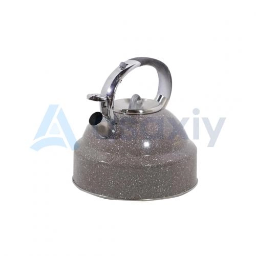 5 litrlik Life Smile (qizil, kulrang, ko‘k) hushtakli choynagi arzon