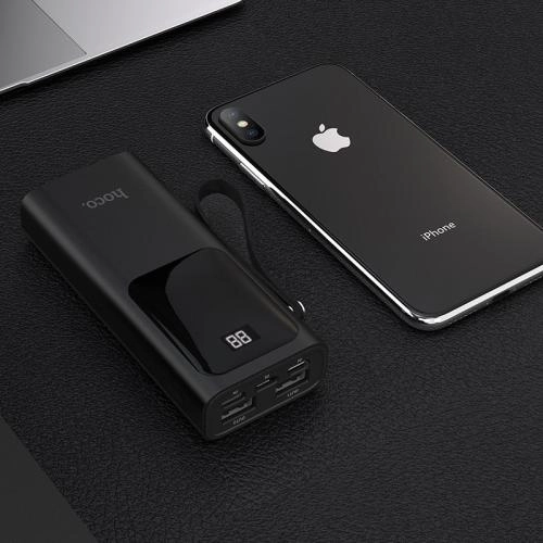 Внешний аккумулятор Hoco J41 Treasure Mobile Power Bank 10000 mAh Black в Узбекистане