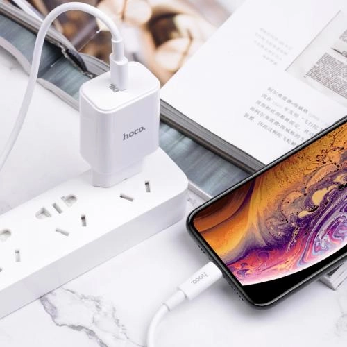 Зарядное устройство Hoco C71A Star speed на iPhone 11, 12, 12 Pro (Быстрая зарядка) недорого