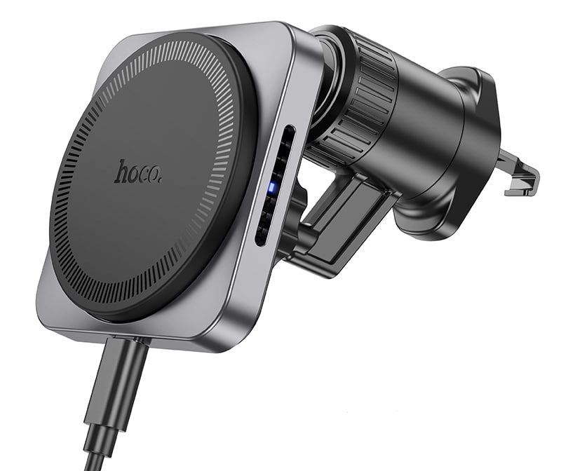 Hoco HW15 simsiz zaryadlovchi qora smartfon tutqichi arzon