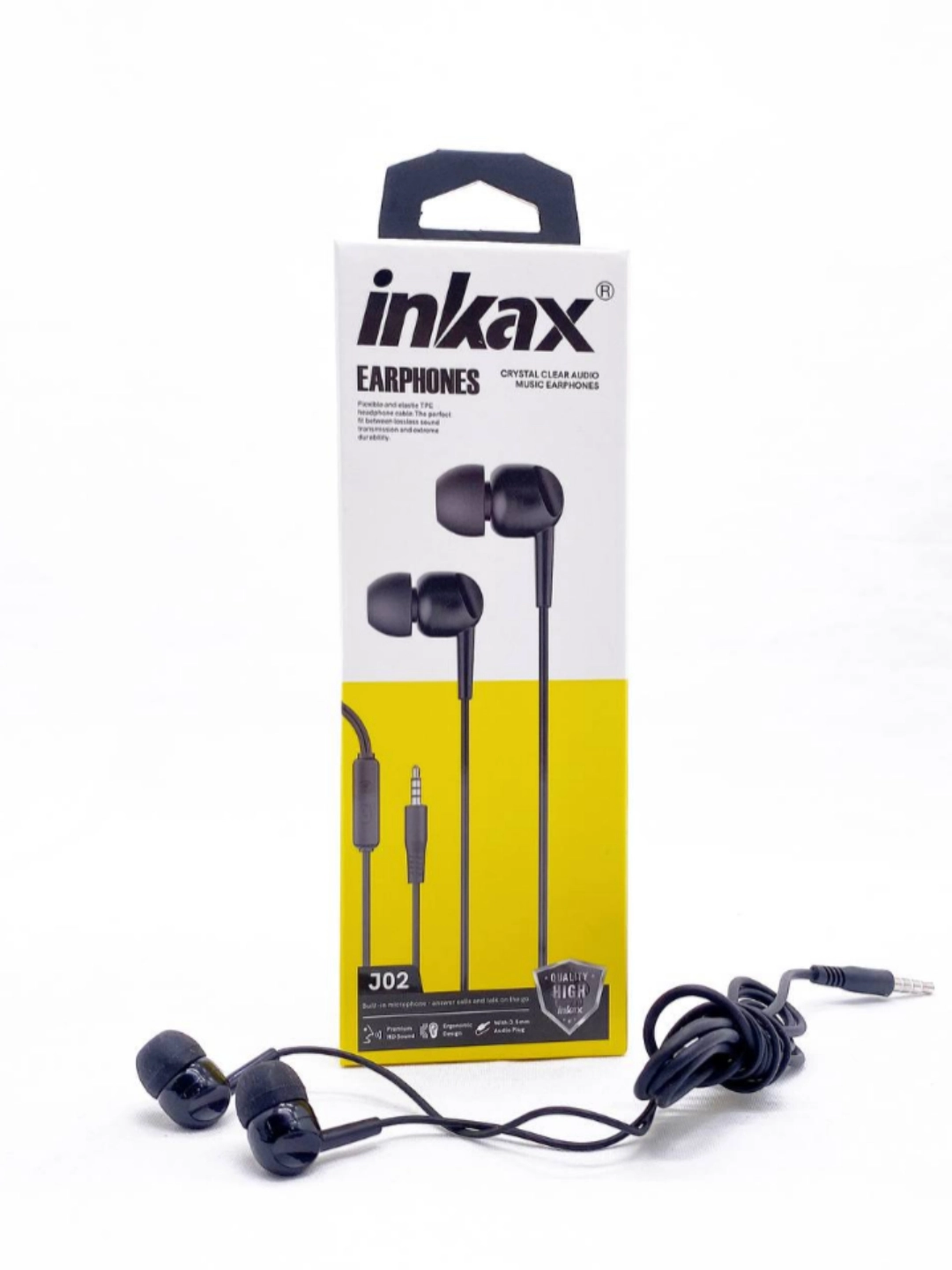 Проводные наушники Inkax J02, Black купить