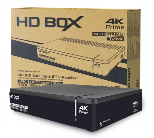 Спутниковый ресивер HD BOX Prime 4K купить