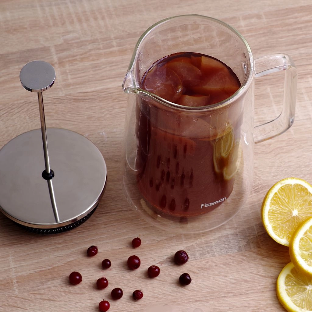 Кофеварка с френч-прессом 1000мл Doppio Fissman доставка