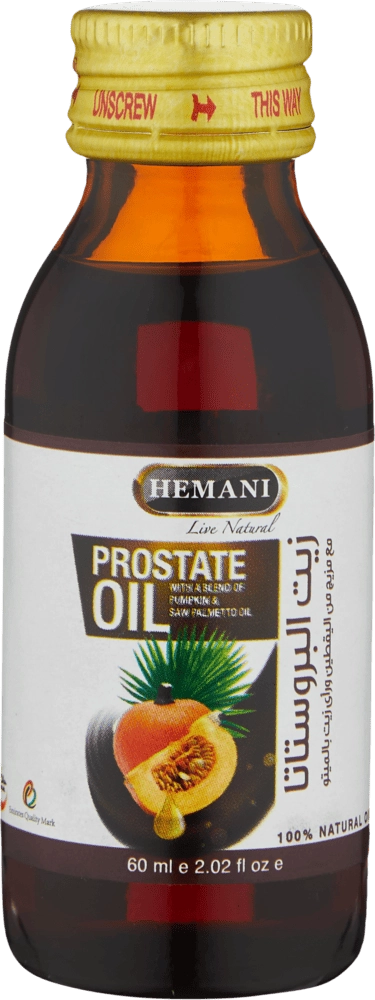 МАСЛО ДЛЯ ЛЕЧЕНИЯ ПРОСТАТЫ HEMANI - PROSTATE OIL 60ML недорого