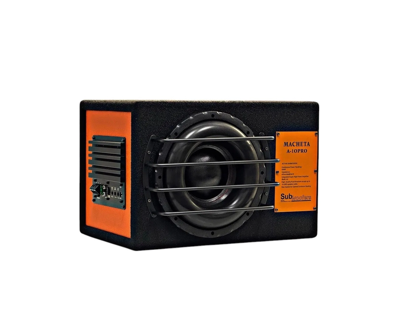 Sabvufer Macheta A10PRO active, o'rnatilgan zavod usiliteli va qutisi bilan sotib olish