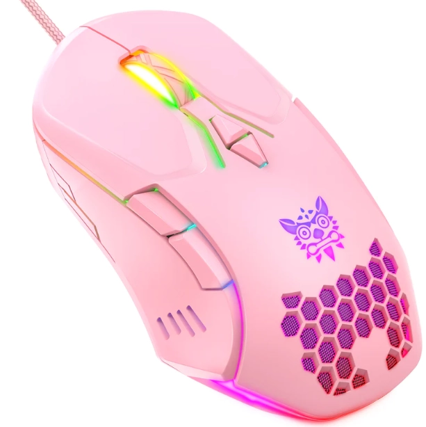 Проводная мышь Onikuma CW902 розовый купить
