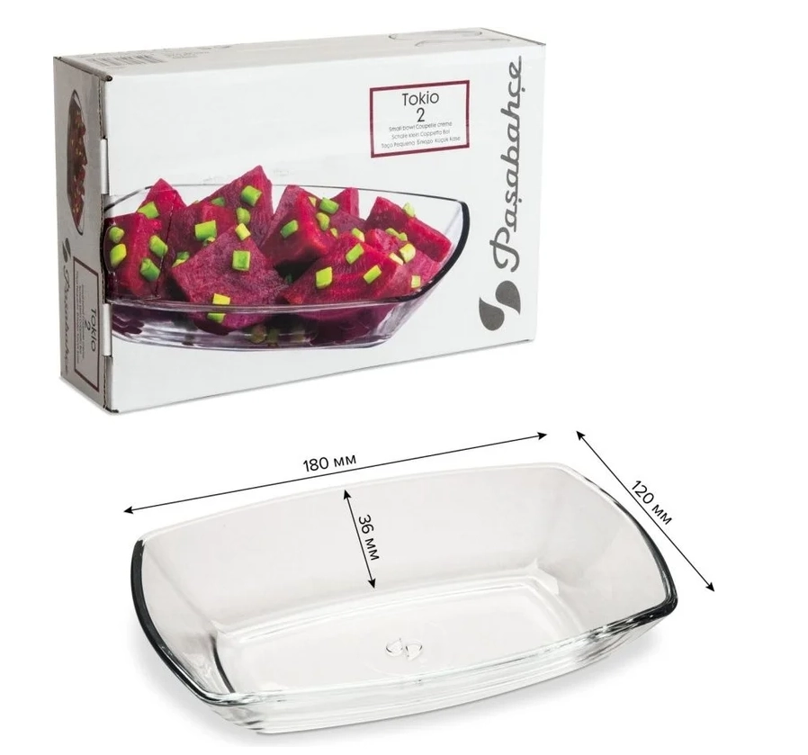 Салатник Pasabahce Tokio 180х120мм 2шт (54942) недорого