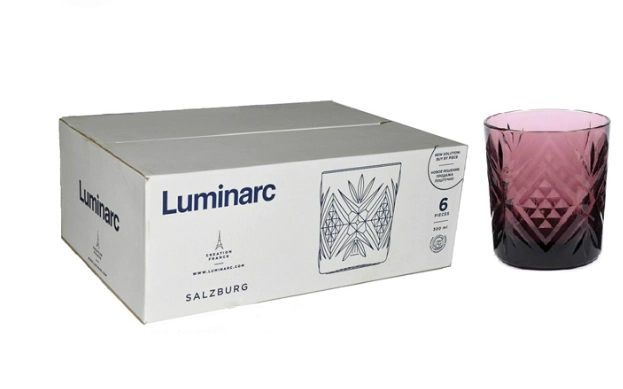 Набор стаканов Luminarc Salzburg Lilac 300 мл 6 шт (P9263) в Узбекистане