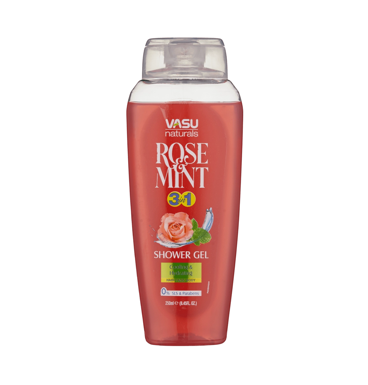 Гель для душа Васу - Rose & Mint Shower Gel 250мл купить