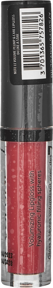 NOTE LE VOLUME PLUMP & CARE LIPGLOSS 04 lab bo'yog'i onlayn