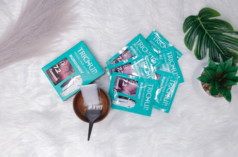 Краска Хна для волос Тричап BURGUNDY 6X10G в Узбекистане