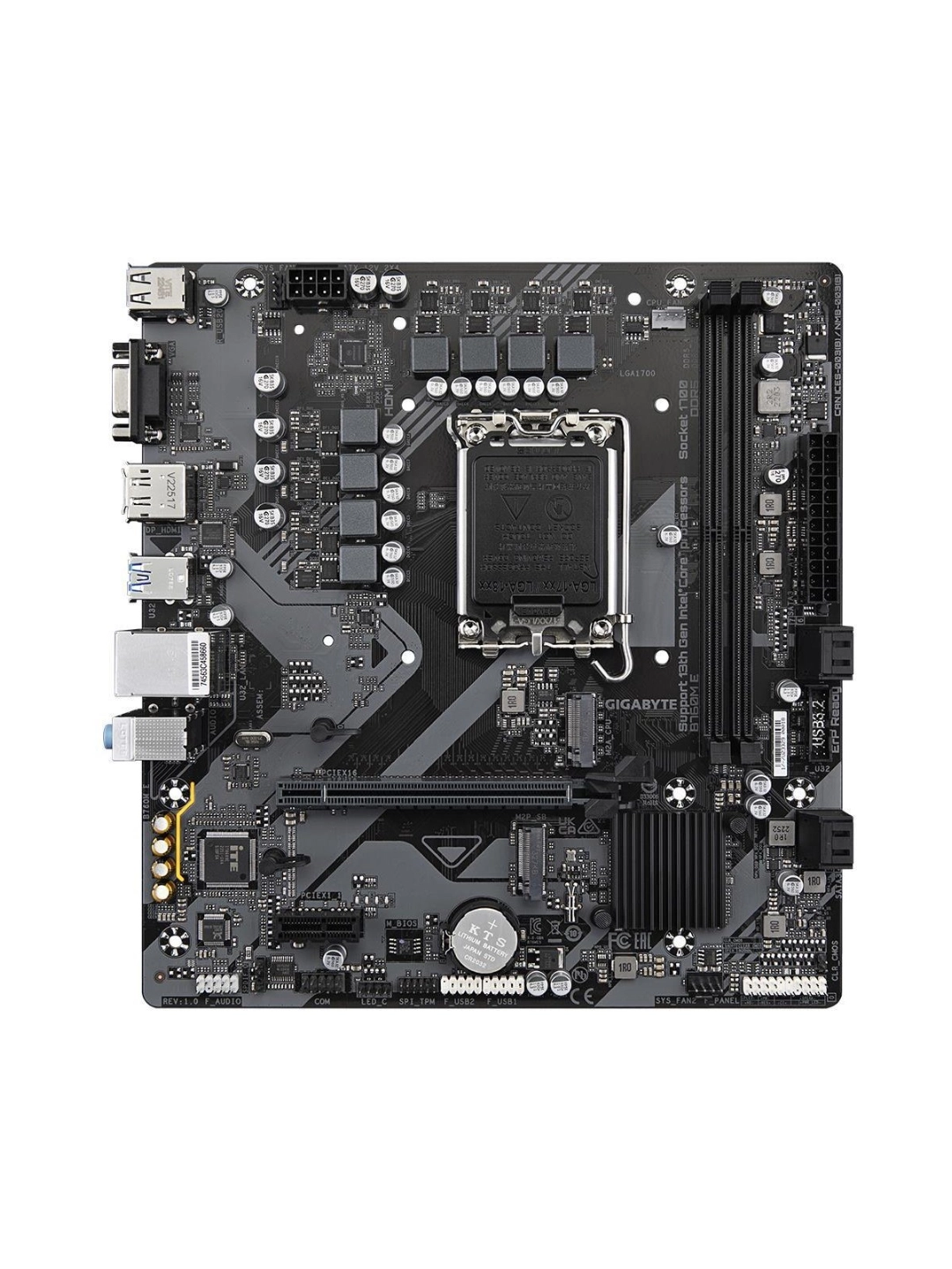 Gigabyte B760M E DDR5 LGA1700 tizim platasi arzon