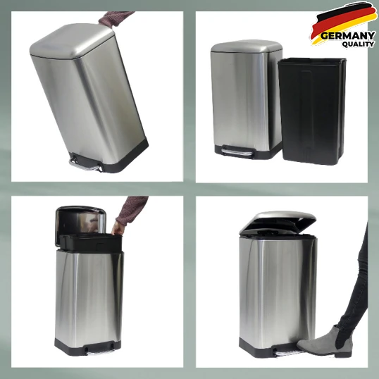 Ведро для мусора с педалью KELA Davino, нержавеющая сталь, 30 л недорого