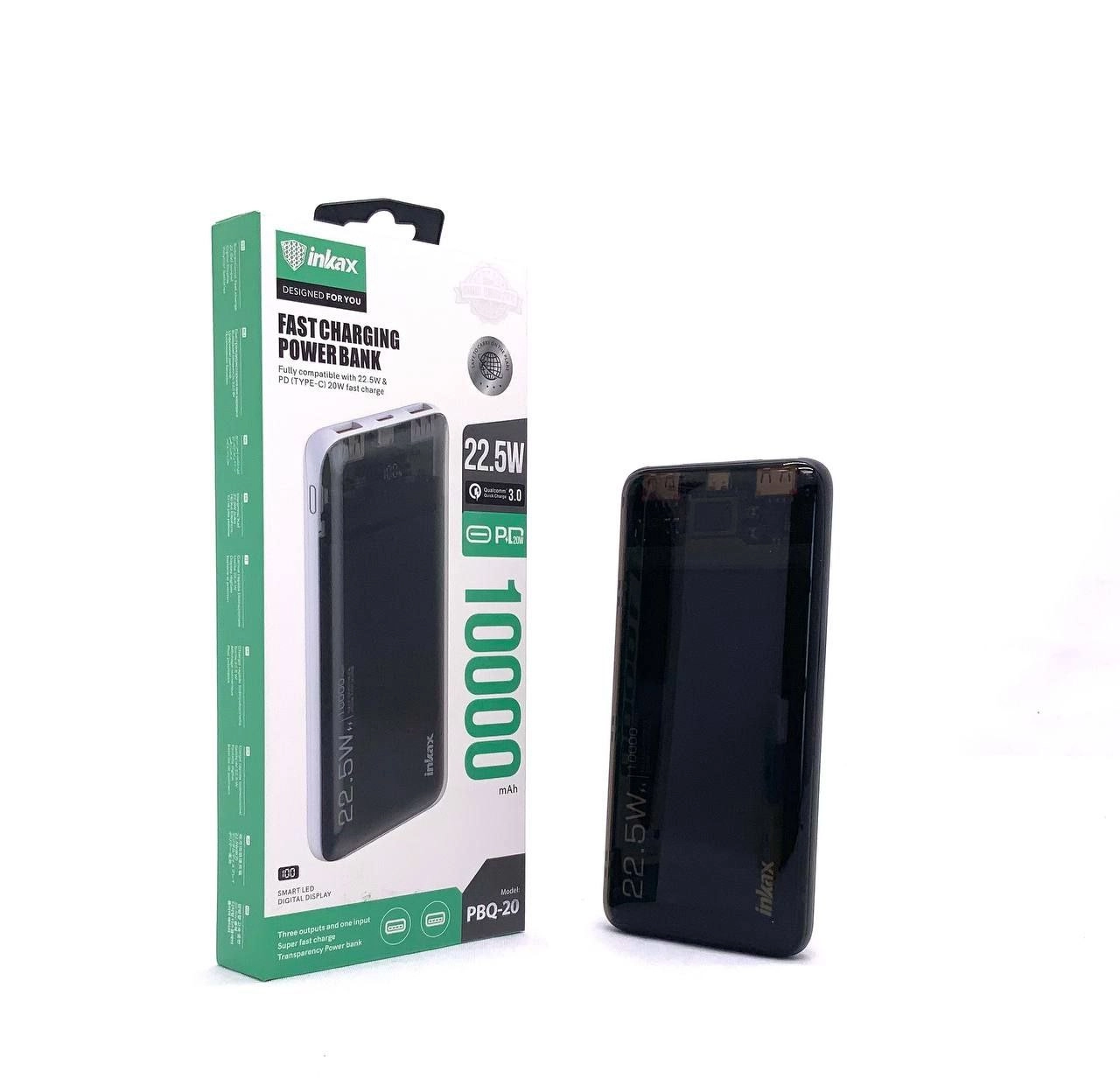 Портативный аккумулятор Inkax PBQ20 10000mAh 22,5W недорого