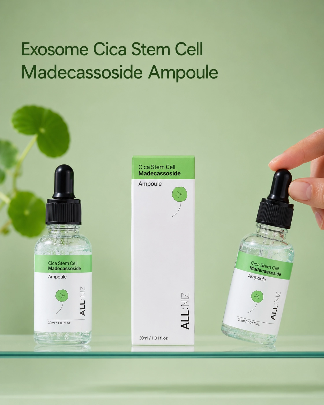 Teri parvarishi uchun serum-ampula Allniz Cica Stem Ampoule arzon