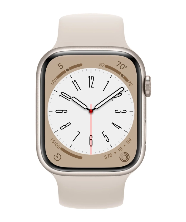 Apple Watch Series 8 GPS 41mm Starlight smart-soati - rasm №3 Apple Watch Series 8 GPS 41mm Starlight smart-soati arzon