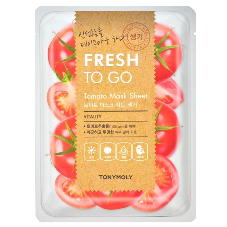 ТКАНЕВАЯ МАСКА ТОМАТ FRESH TO GO MASK SHEET TOMATO - фото №2 ТКАНЕВАЯ МАСКА ТОМАТ FRESH TO GO MASK SHEET TOMATO купить