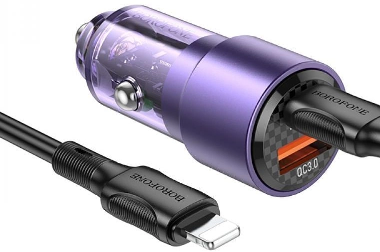 Автомобильное зарядное устройство Borofone BZ20A Type C - IPhone онлайн