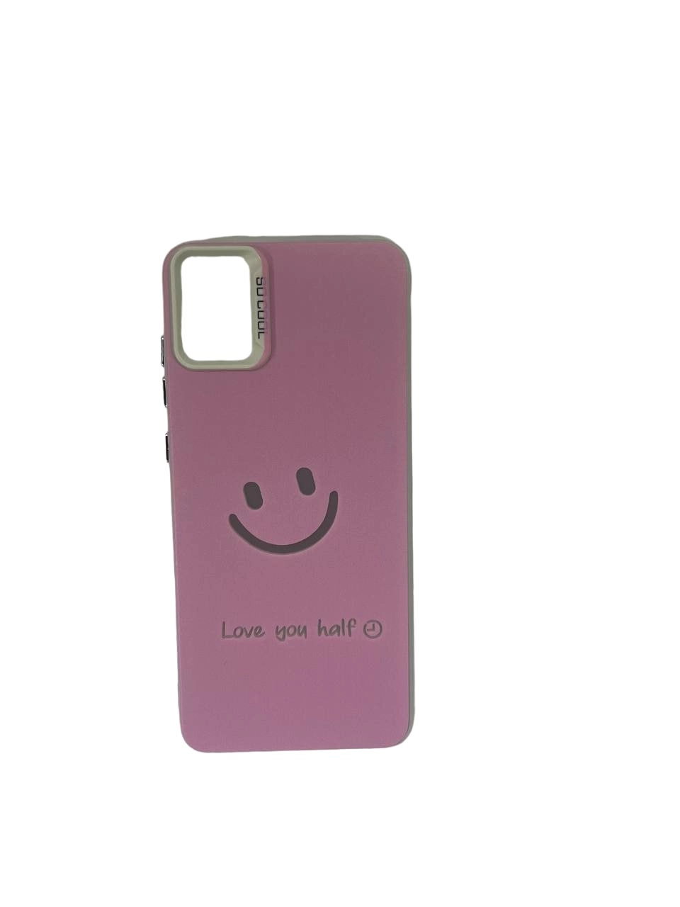 Чехол для Samsung A05 розового цвета с необычным дизайном купить