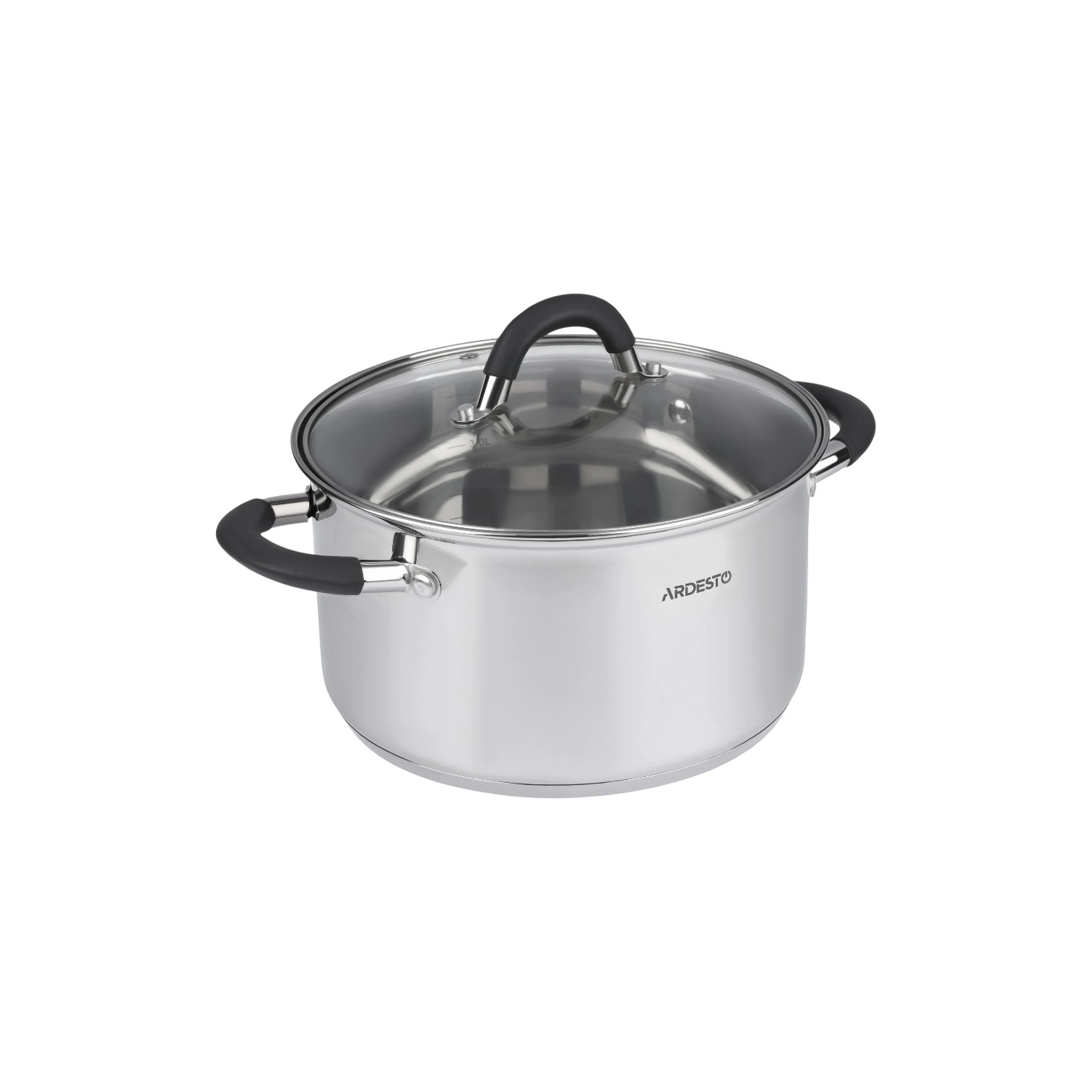 Ardesto Gemini Salerno AR1947CS kastryulya shisha qopqog&lsquo;li sotib olish