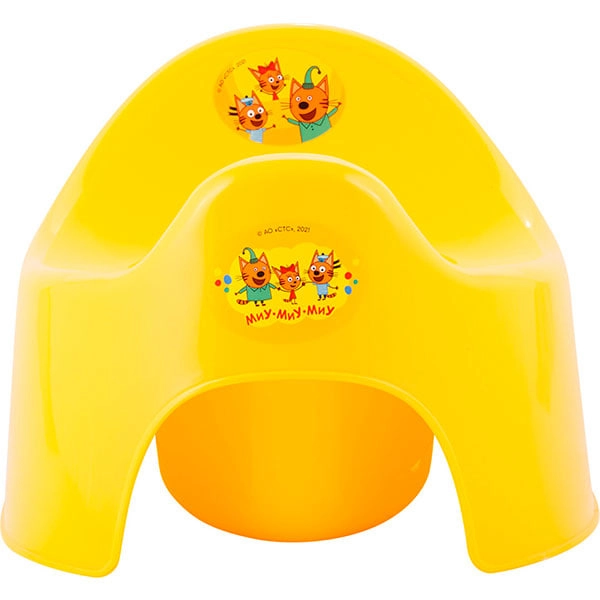 Детский горшок LalaBaby"Три кота" LA1040ЖТ,  Yellow недорого