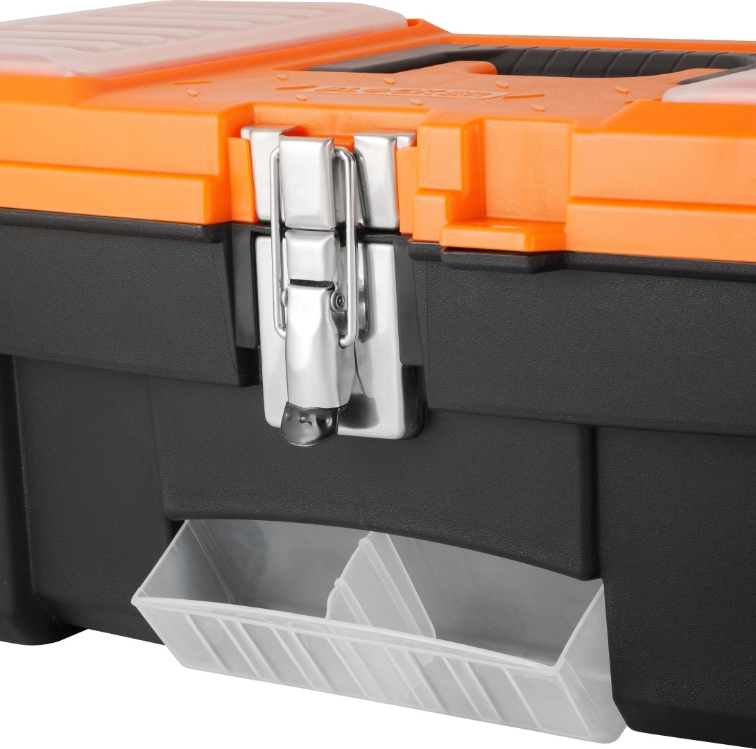 Ящик для инструментов BLOCKER EXPERT 16" с металлическим замком, черный/оранжевый онлайн