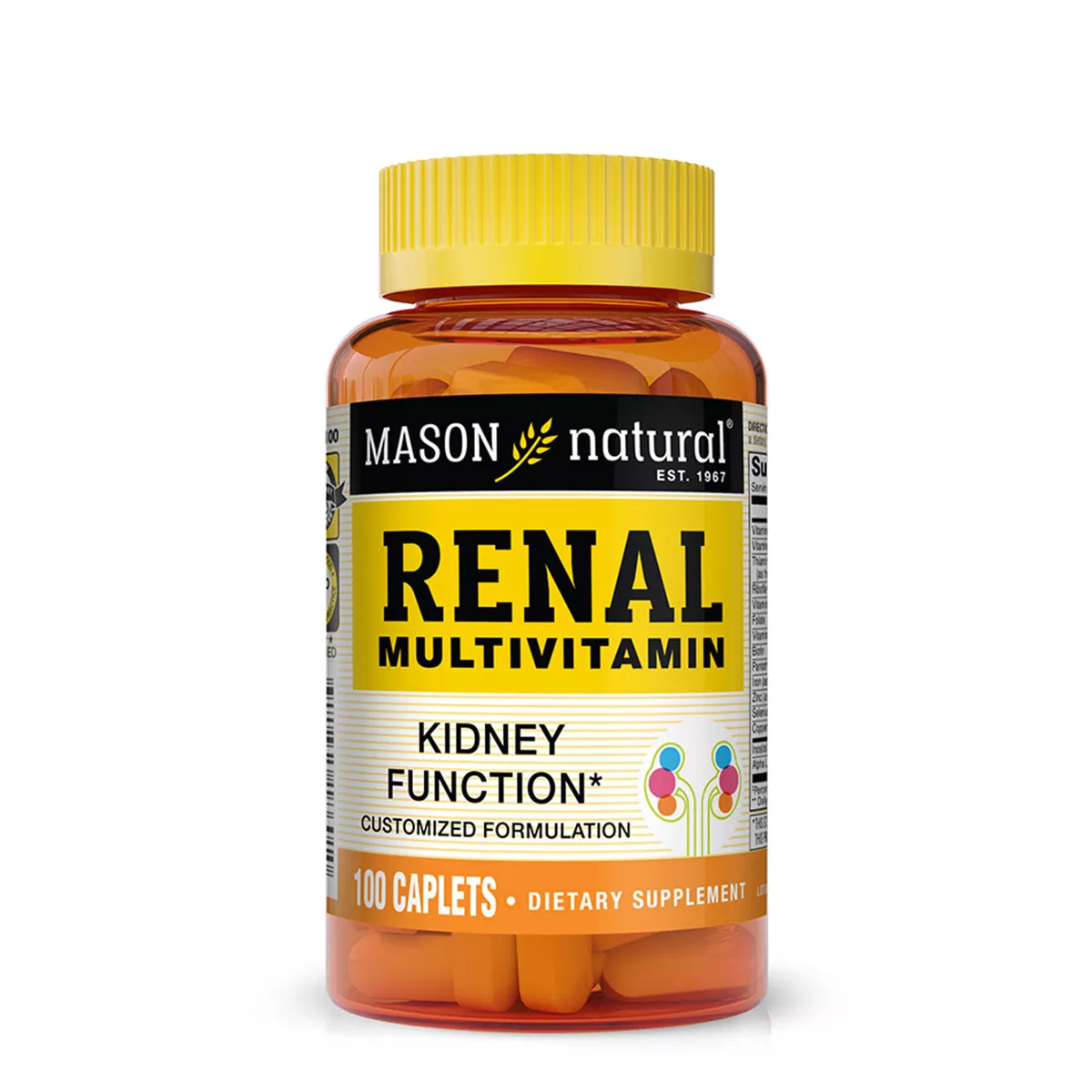 MASON NATURAL Renal Multivitamin 100 kapsula (18601) sotib olish