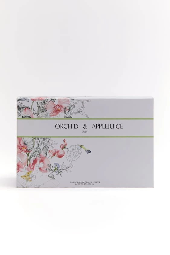 Zara ORCHID 100 ml + APPLE JUICE 100 ml— ayollar uchun atir arzon