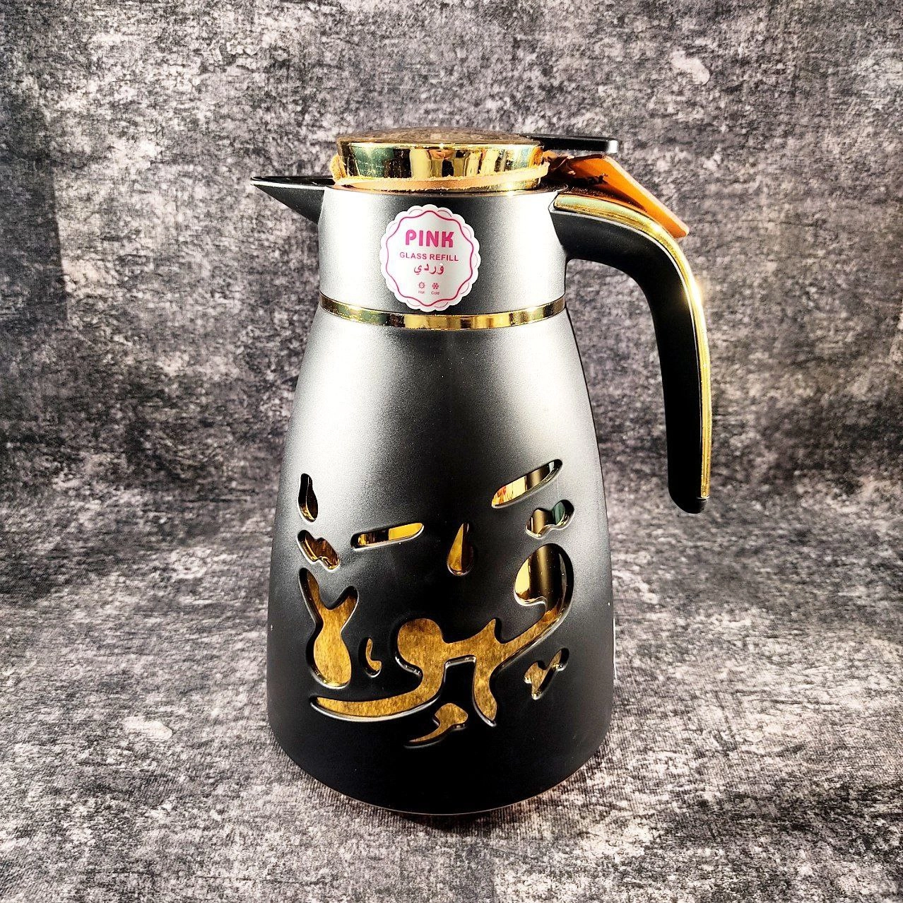 Термос Life Smile 1 л (black, white) онлайн