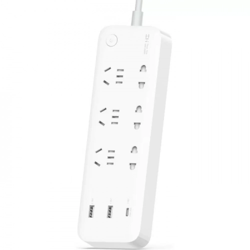 Удлинитель Xiaomi ZMI Power Strip Max 2500W (6 розеток, 1.8 м, 2 USB) White недорого