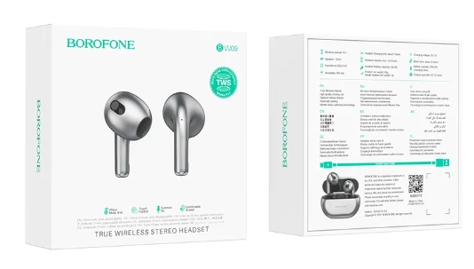 Borofone BW09 kulrang simsiz quloqchini O'zbekistonda