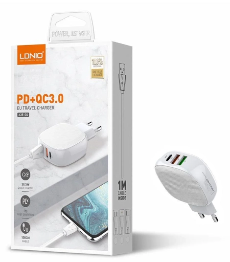 Зарядное устройство LDNIO A3510Q EU PD + QC3.0 недорого