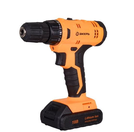Аккумуляторная дрель-шуруповерт Вихрь ДА-18Л-2КА купить