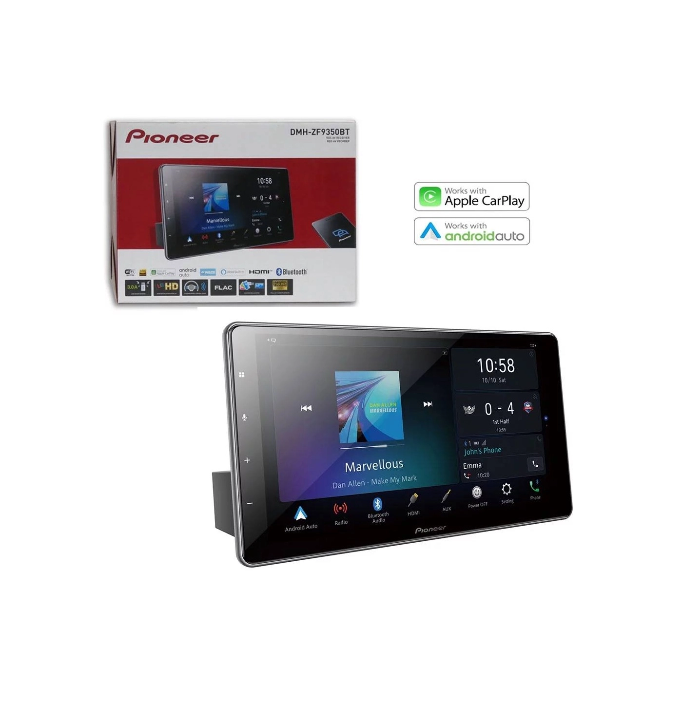 Pioneer DMH-ZF9350BT avtomobil magnitolasi arzon