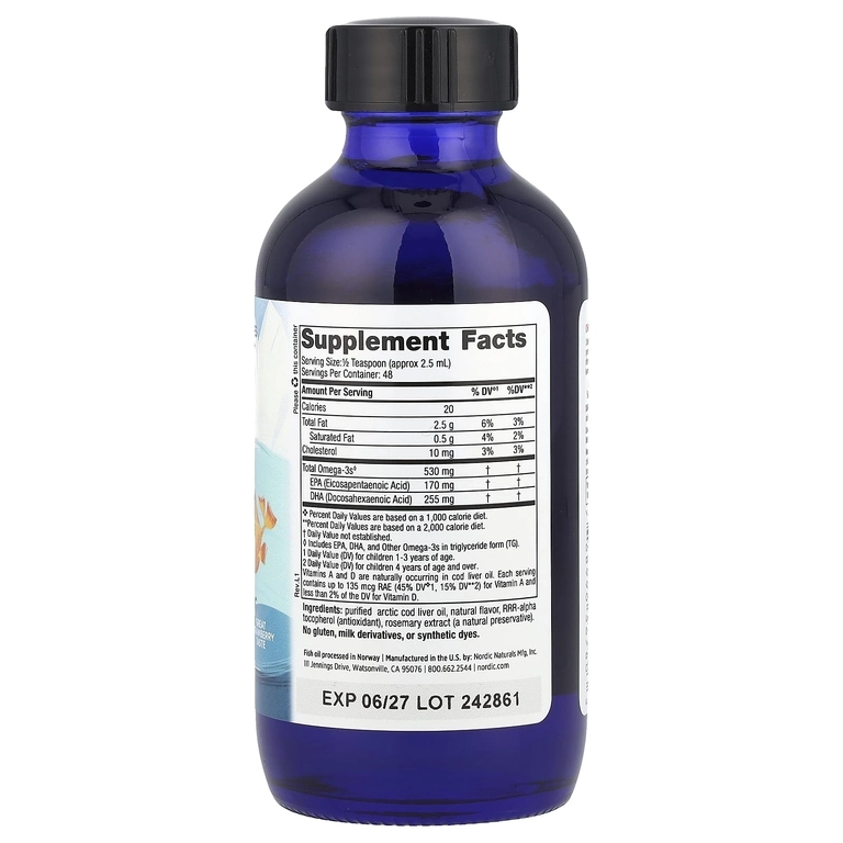 Nordic Naturals, Children&rsquo;s DHA&trade;, bolalar uchun DHA (DHK), qulupnay ta&rsquo;mi, 119 ml (4 suyuq fl oz) (56780) arzon