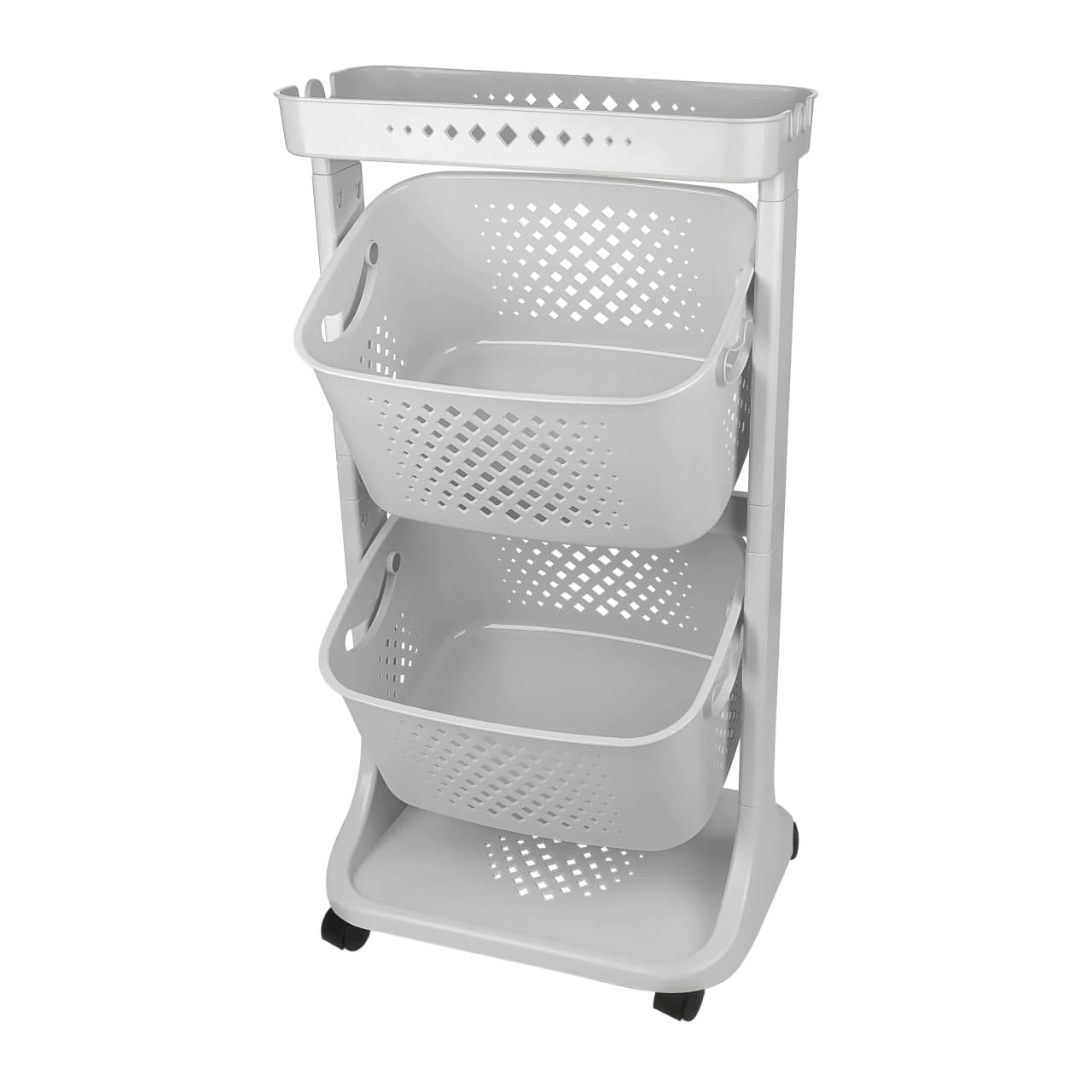 Kat Kat Basket Organizer No:4 Cream narsalar uchun javon sotib olish