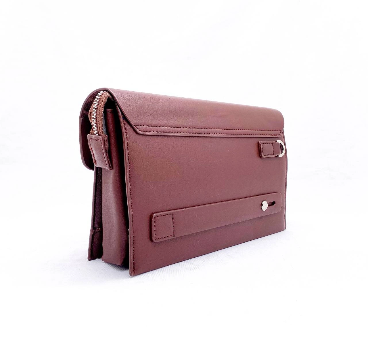 Green Lion Mara Clutch Bag jigarrang sumkasi arzon