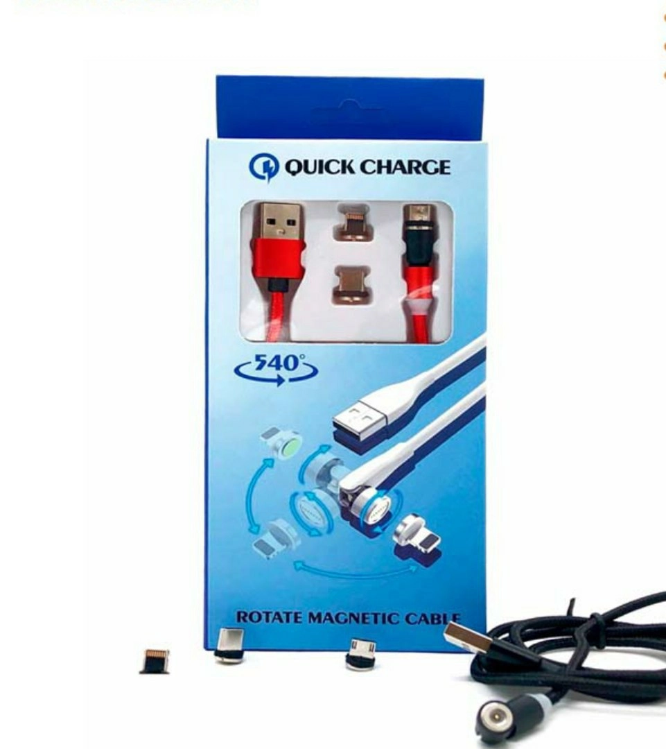 Магнитный кабель для зарядки USB Magnit 540G рассрочка