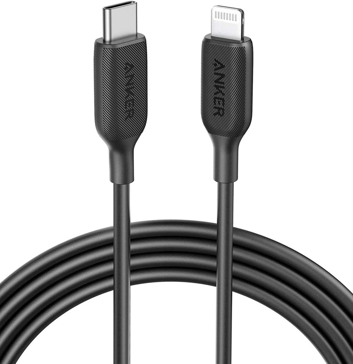 Кабель Anker Powerline III USB-C to Lightning 2.0 черный - фото №2 Кабель Anker Powerline III USB-C to Lightning 2.0 черный купить