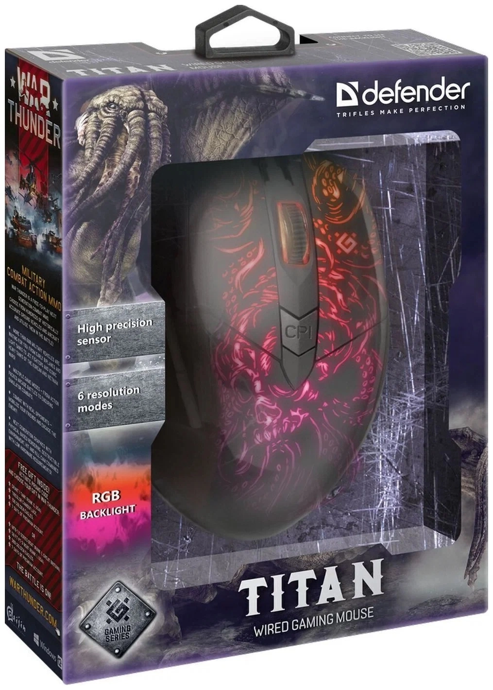 Игровая мышь Defender Titan GM-650L недорого