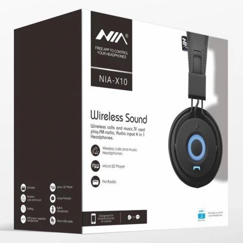 Беспроводные наушники Nia-X10 чёрный в Узбекистане