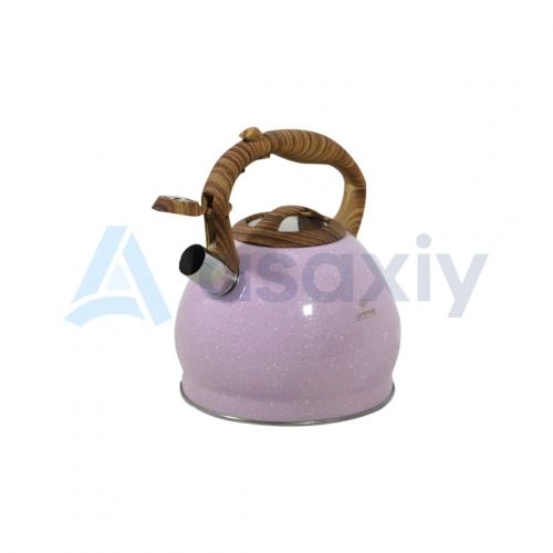 Чайник со свистком 3л. от Life Smile (светло-розовый, персиковый, голубой) купить