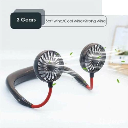 Вентилятор на шею Wearable Sports Fan ZY-A1 (Black) в Узбекистане
