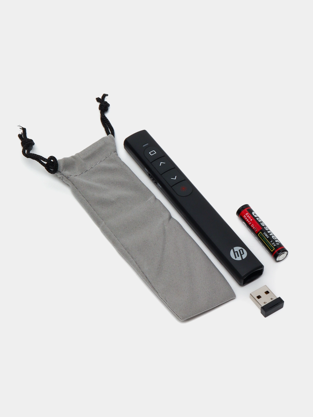 HP cliker SS10 org konferensiya va taqdimotlar uchun masofadan boshqarish pulti, Black arzon