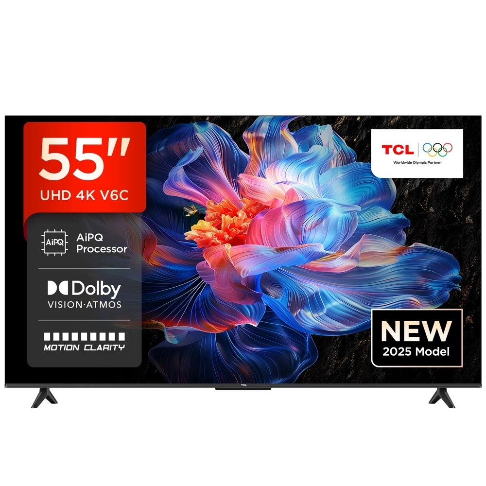 Smart televizori TCL 55V6C Gogle TV. Bestseller! onlayn