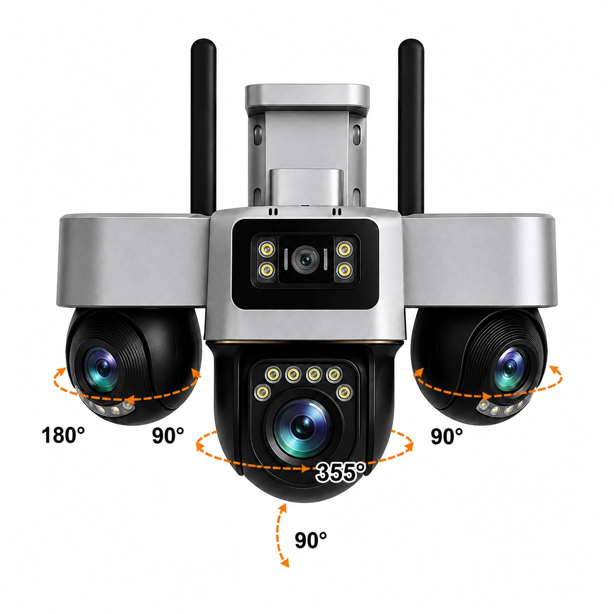 Уличная поворотная камера SC30-4G  2MPx3 (SIM-карта) недорого