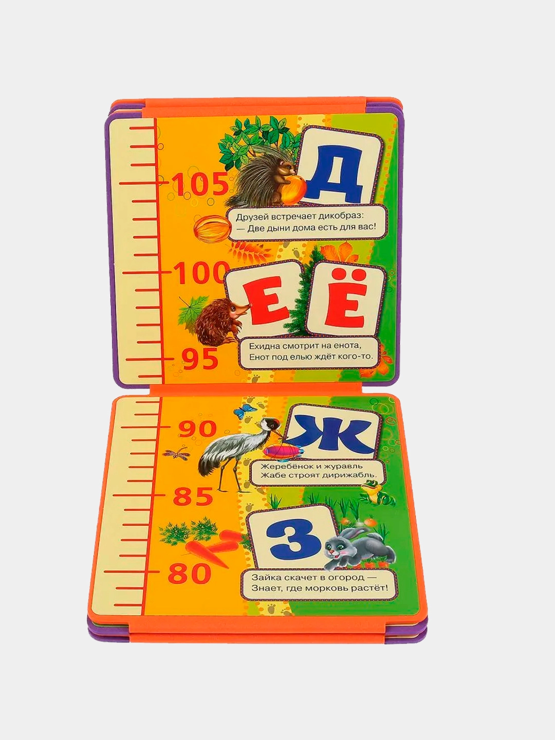 Hayvonlar alifbosi (2v1) — Marina Drujinina qiziqarli kitobi onlayn