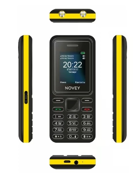 Телефон Novey P20 Black-Yellow онлайн