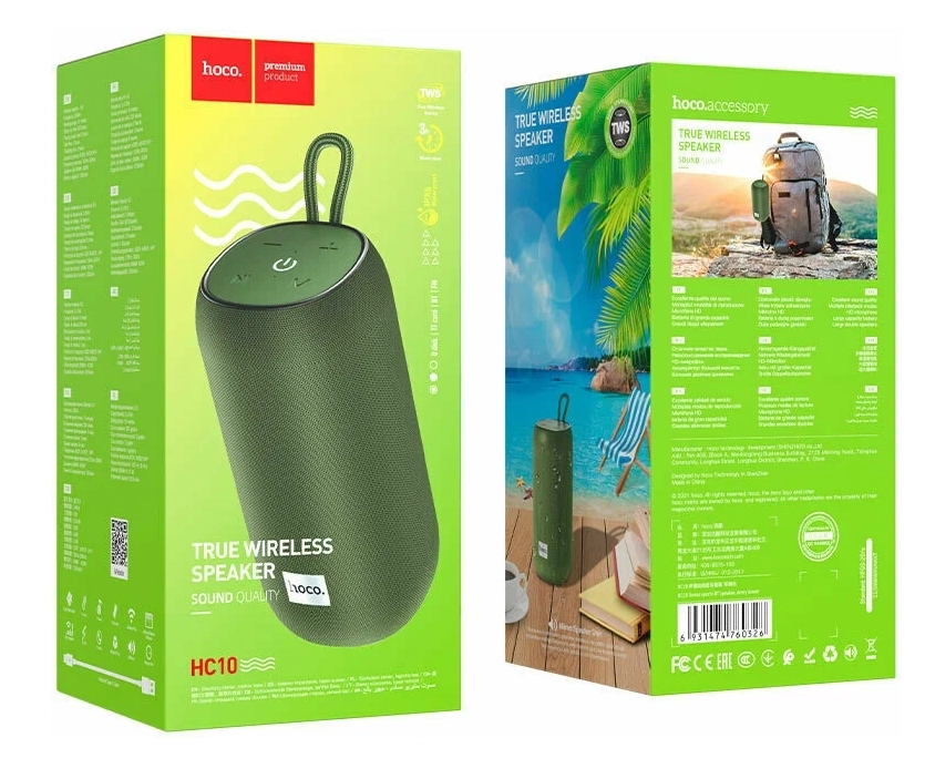 Портативная акустика Hoco HC10 Green в Узбекистане